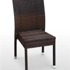 Silla estructura aluminio rattan sintético trenzado 4 hilos NANCY