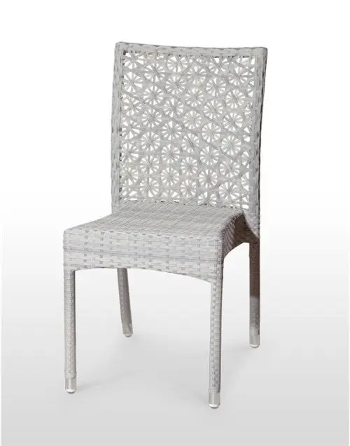 Silla estructura aluminio rattan sintético trenzado 4 hilos NANCY DELUXE
