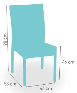 Silla estructura aluminio rattan sintético trenzado 4 hilos NANCY DELUXE
