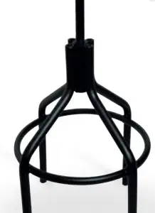 Taburete regulable con estructura tubular CHIPRE