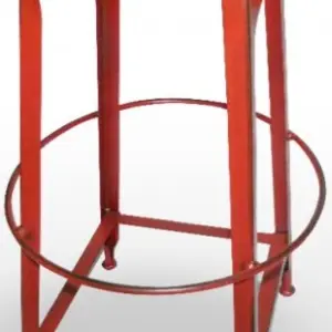 Taburete con armazón envejecido y estructura en ángulo 90º VINTAGE COLOR