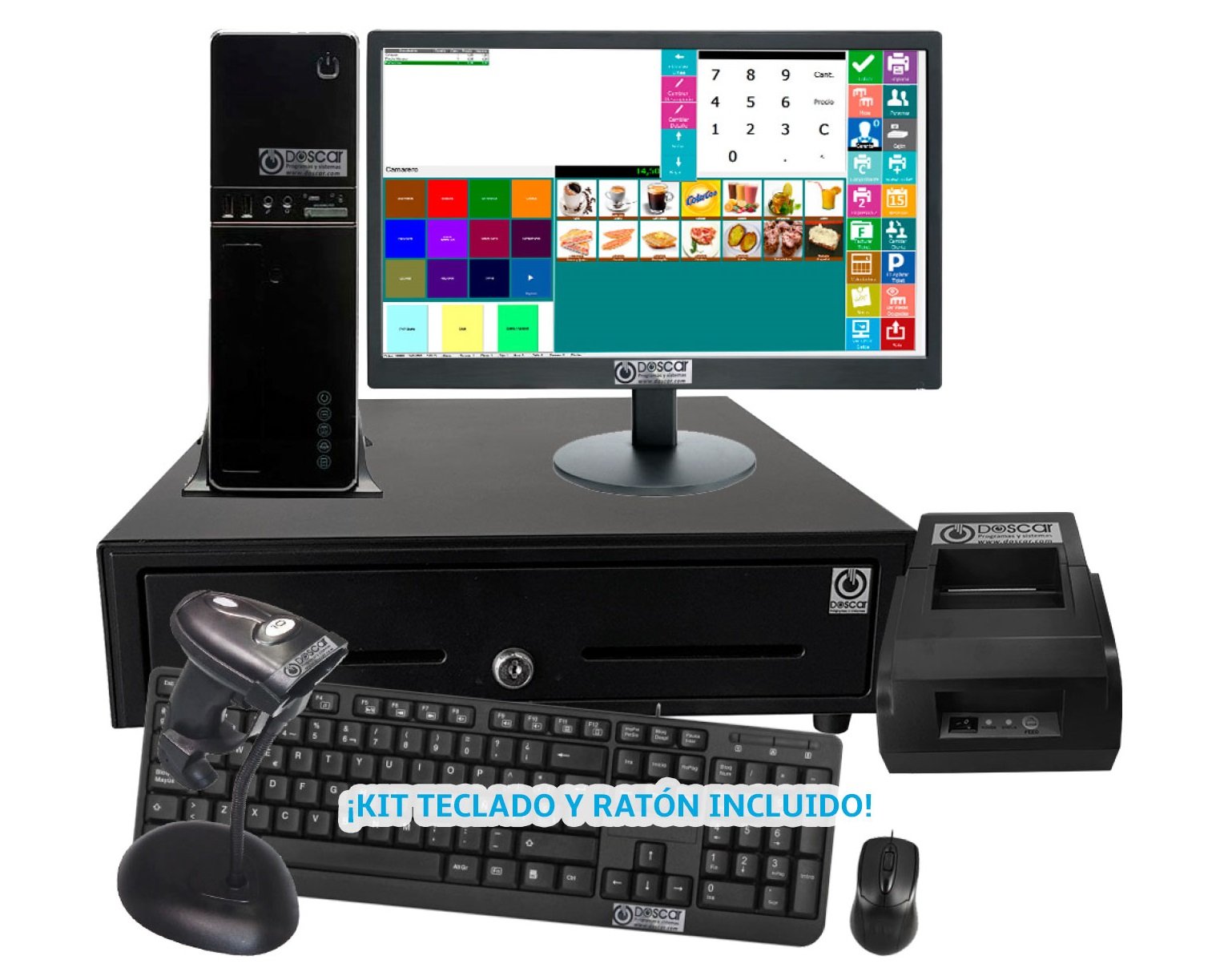 TPV Modular MC50 para Tiendas y Comercios
