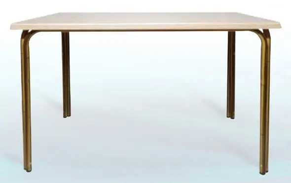 Mesa armazón de aluminio ACAPULCO-2-R BAMBÚ