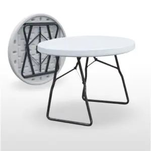 Mesa estructura plegable tubo acero epoxi MESA CATERING CIRCULAR