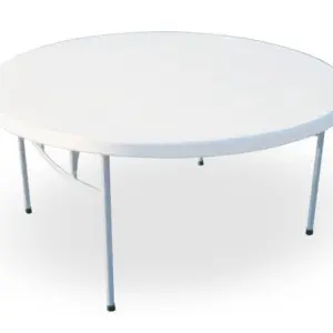 Mesa estructura plegable tubo acero epoxi MESA CATERING CIRCULAR 2