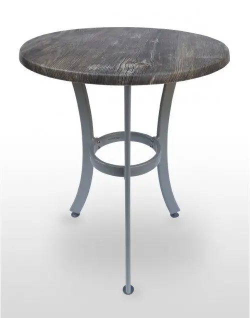 Mesa armazón aluminio acabado gris BAVIERA-3 GRIS