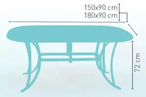 Mesa armazón aluminio acabado gris MONTREAL GRIS