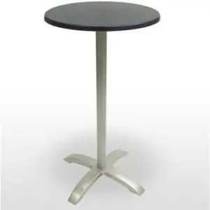 Mesa pie fundición aluminio opción plegable ROMA-H