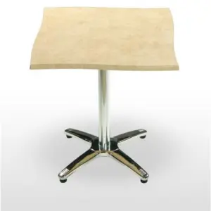 Mesa pie fundición aluminio brillo opción plegable ATLANTA-4