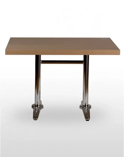 Mesa pie fundición aluminio brillo opción plegable ATLANTA-R