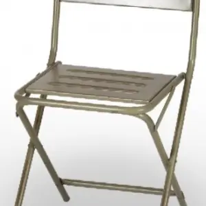 Silla con asiento y respaldo en chapa acanalada HABANA