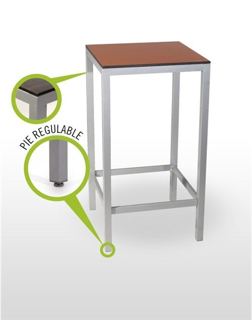 Mesa armazón metálico acabado epoxi DECO-H ACERO EPOXI