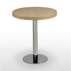 Mesa pie acero cromado PICASSO-CROMO 40 Ø