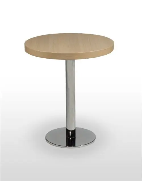 Mesa pie acero cromado PICASSO-CROMO 40 Ø