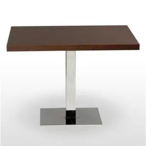 Mesa pie acero cromado PICASSO-CROMO 60X40