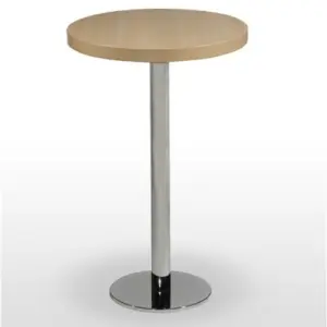 Mesa alta pie acero cromado PICASSO-H CROMO 40 Ø