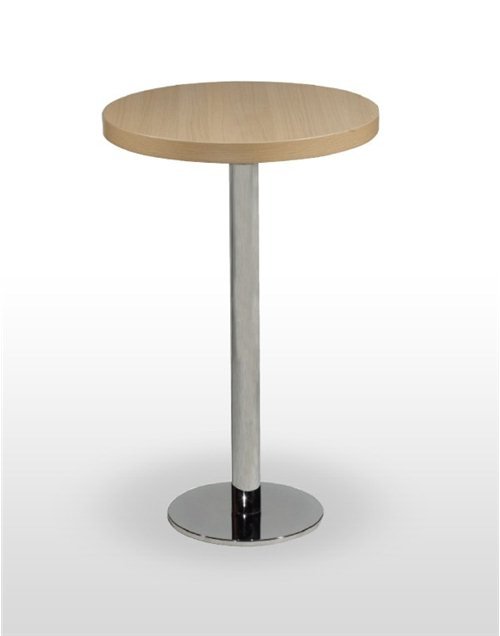 Mesa alta pie acero cromado PICASSO-H CROMO 40 Ø