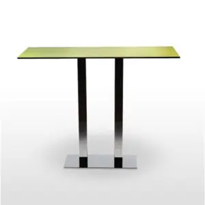 Mesa alta pie acero cromado PICASSO-H CR 70X40