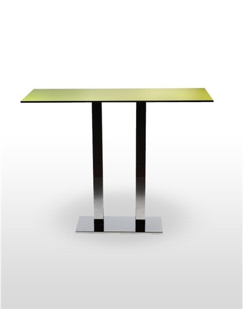 Mesa alta pie acero cromado PICASSO-H CR 70X40