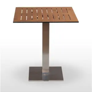 Mesa pie acero inoxidable PICASSO-INOX 40X40