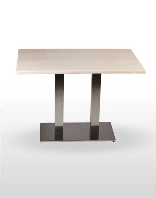 Mesa pie acero inoxidable PICASSO-INOX 70X40