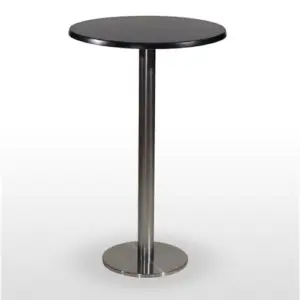 Mesa alta pie acero inoxidable PICASSO-H INOX 40 Ø