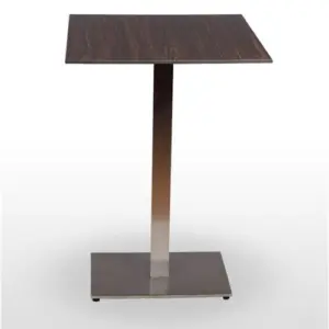 Mesa alta pie acero inoxidable PICASSO-H INOX 60X40