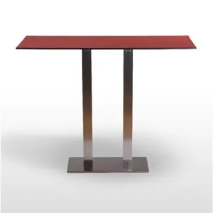 Mesa alta pie acero inoxidable PICASSO-H INOX 70X40