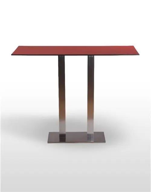 Mesa alta pie acero inoxidable PICASSO-H INOX 70X40