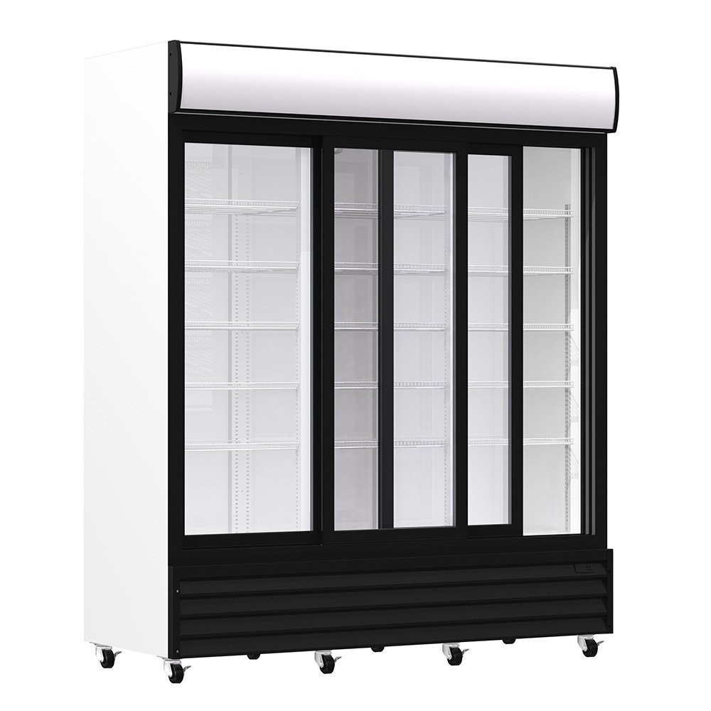 Armario Expositor Refrigerado 3 puertas deslizantes Vidrio CST1600S