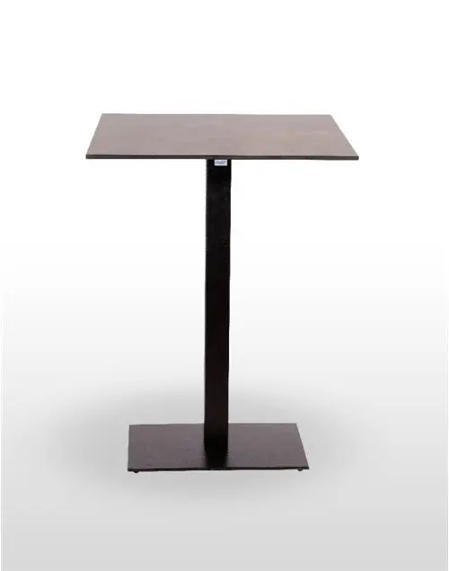 Mesa alta pie epoxi blanco, gris o negro PICASSO-H EP60X40