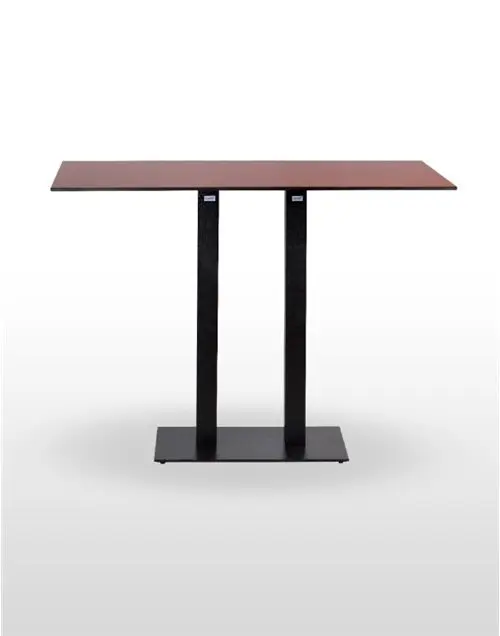 Mesa alta pie epoxi blanco, gris o negro PICASSO-H EP70X40