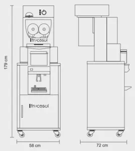 Exprimidora de zumos Automática Modelo FCOMPACT FRUCOSOL