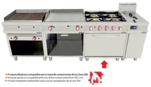 Cocinas a Gas sin Horno Serie EASY 80CG70