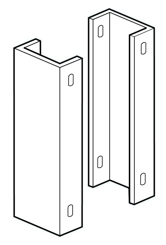 Soporte de fijación a pared para Salamandras SM-60 EDENOX