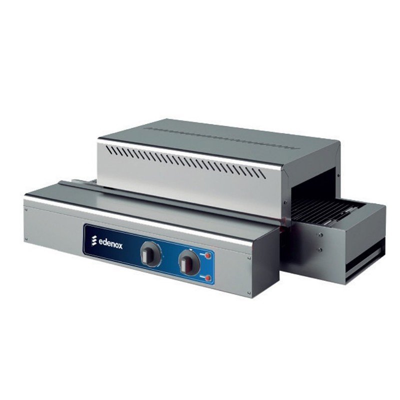 Tostadora eléctrica de cinta 650 tostadas/hora de 750x420x250mm TPC-75 EDENOX