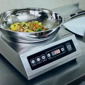 Inducción de sobremesa WOK de 60-240°C y 10 niveles de potencia IW-35 E EDENOX