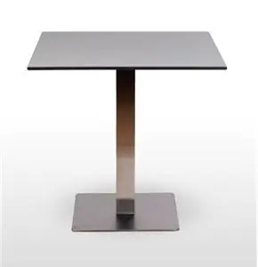 Mesa pie acero inoxidable PICASSO B INOX 45X45