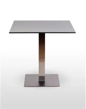 Mesa pie acero inoxidable PICASSO B INOX 45X45
