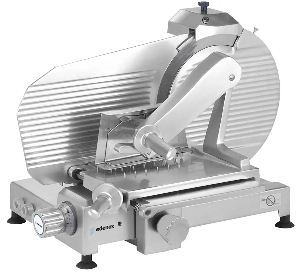 Cortadora de Fiambre Profesional de Engranajes CGE-370 EDENOX