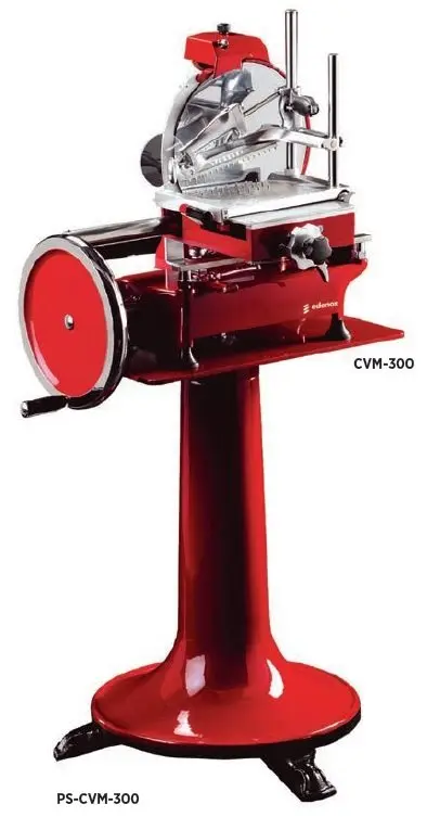 Pie soporte en columna para cortadora de fiambres manual CVM-300 PS-CVM-300 EDENOX