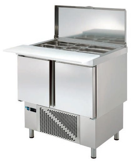 Mesa Refrigerada para preparación de ensaladas y pizzas Compacta MPGE-100 HC EDENOX
