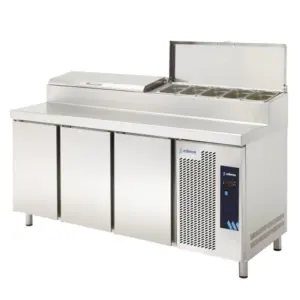 Mesa Refrigerada para preparación de ensaladas y pizzas Serie GN 1/1 MPGE2 EDENOX