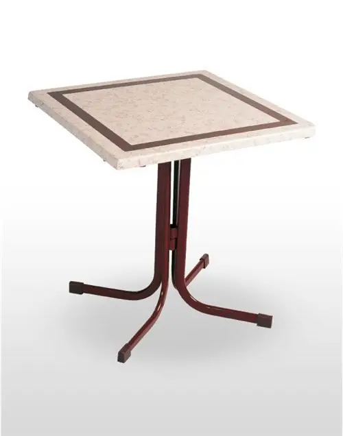 Mesa armazón metálico acabado epoxi carta colores MADISON-4