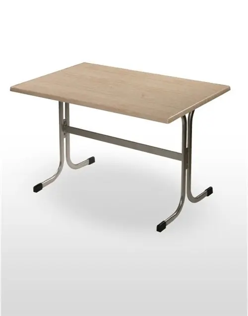 Mesa armazón metálico acabado epoxi carta colores MADISON-R