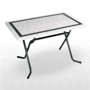 Mesa plegable armazón metálico acabado epoxi carta colores VARIATION-R
