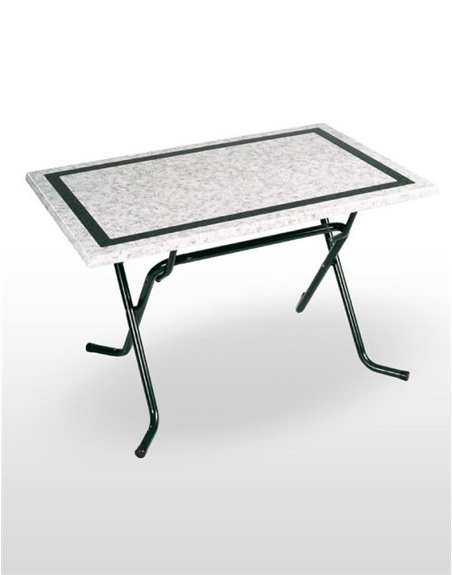 Mesa plegable armazón metálico acabado epoxi carta colores VARIATION-R