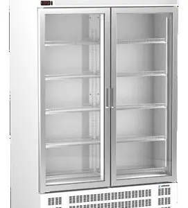 Armario Expositor Refrigerado Con cabezal Luminoso potenciado 2 Puertas  APE-952-C P  EDENOX