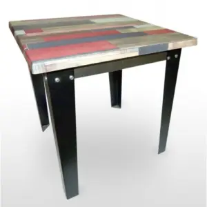 Mesa armazón metálico acabado epoxi carta colores KIEV-C