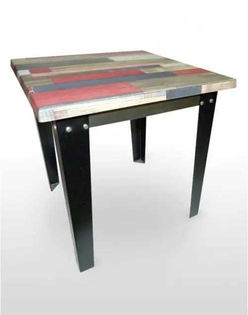 Mesa armazón metálico acabado epoxi carta colores KIEV-C